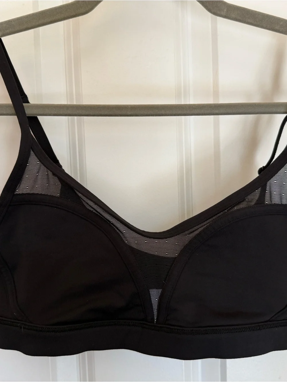 lululemon athletica Black Mesh Wireless Bralette